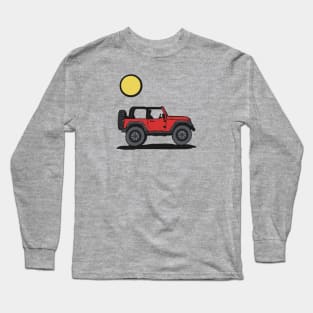 RED 4x4 WITH SUN Long Sleeve T-Shirt